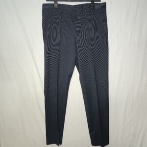 Perry Ellis Men's Black Slim Fit Stretch Dress Pants Size 34 X 32